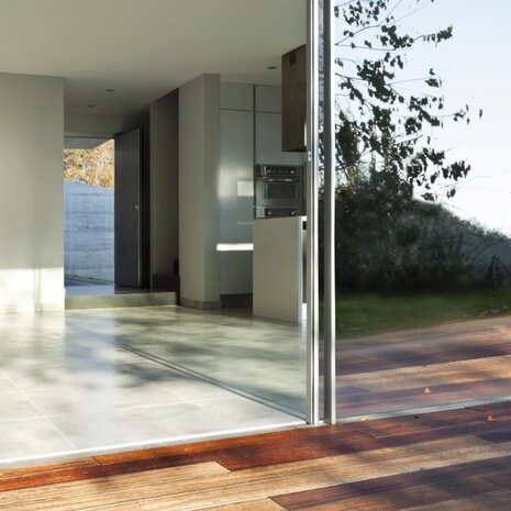 Spiegelfolie raam zonwerend/inkijkwerend 67,5x150cm (incl. mesje)