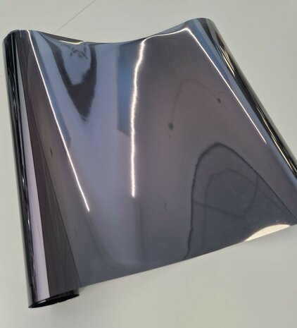 Zonwerend raamfolie statisch donkergrijs (90cm)