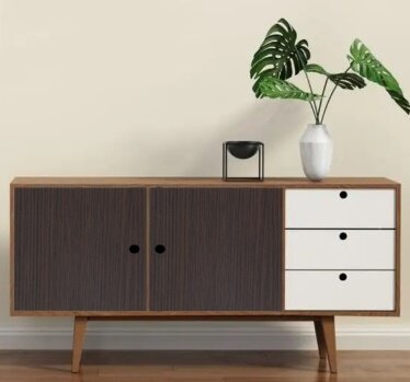 Plakfolie hout eiken donker (45cm)