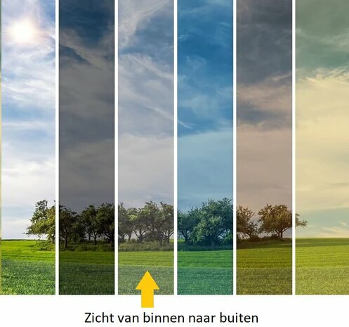 Raamfolie tegen hitte en kou | Voor elk type glas (28cm)