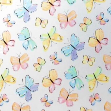 Statisch raamfolie anti-inkijk vlinders (45x250cm)