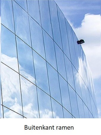 Zonwerend raamfolie voor HR+++ glas zilver (140cm) 