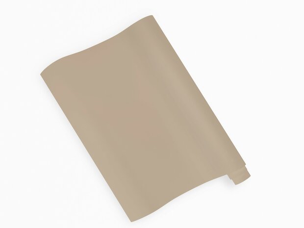Wrapfolie Caff&eacute; latte (122cm breed)