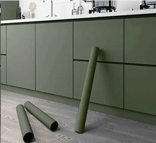 Wrapfolie green smoke mat (122cm breed)  