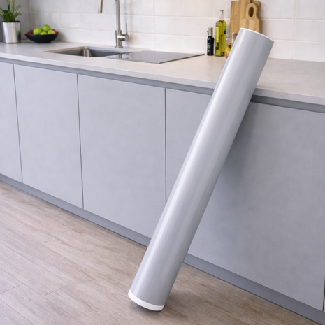 MACal Plakfolie mat lichtgrijs RAL 7035 (123 cm) 