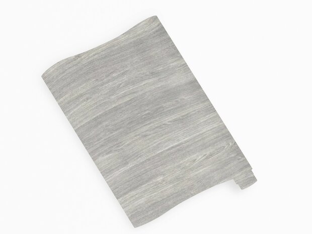 Wrapfolie voor buiten hout eik grijs mat (122cm breed)