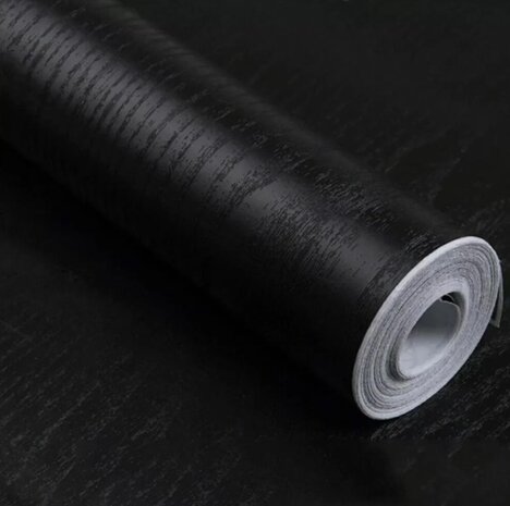 Wrapfolie voor buiten zwarthout mat (122cm breed)