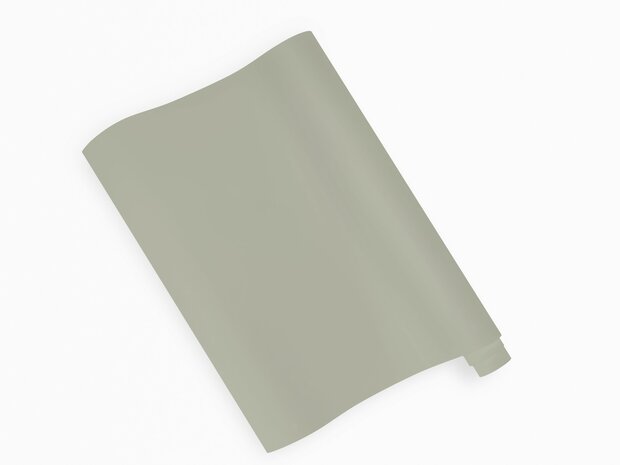 Wrapfolie pastel olijfgroen (122cm breed)