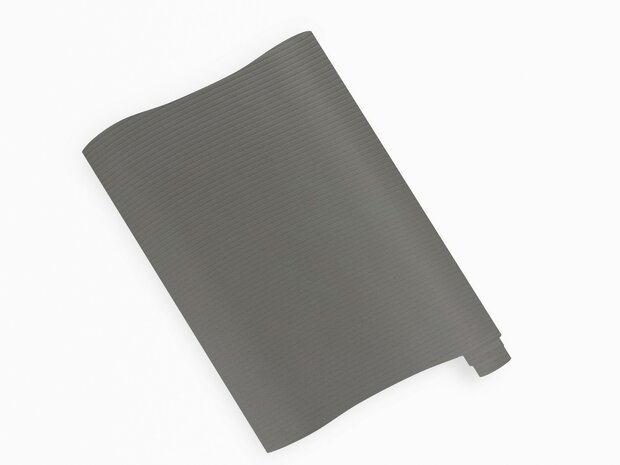 Wrapfolie antraciet strepen mat (122cm breed)