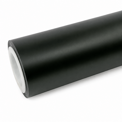 Wrapfolie ultra mat zwart (122 cm breed)