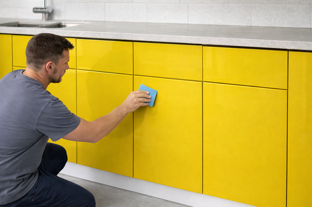 Aslan plakfolie glans geel RAL 1016 (125cm)