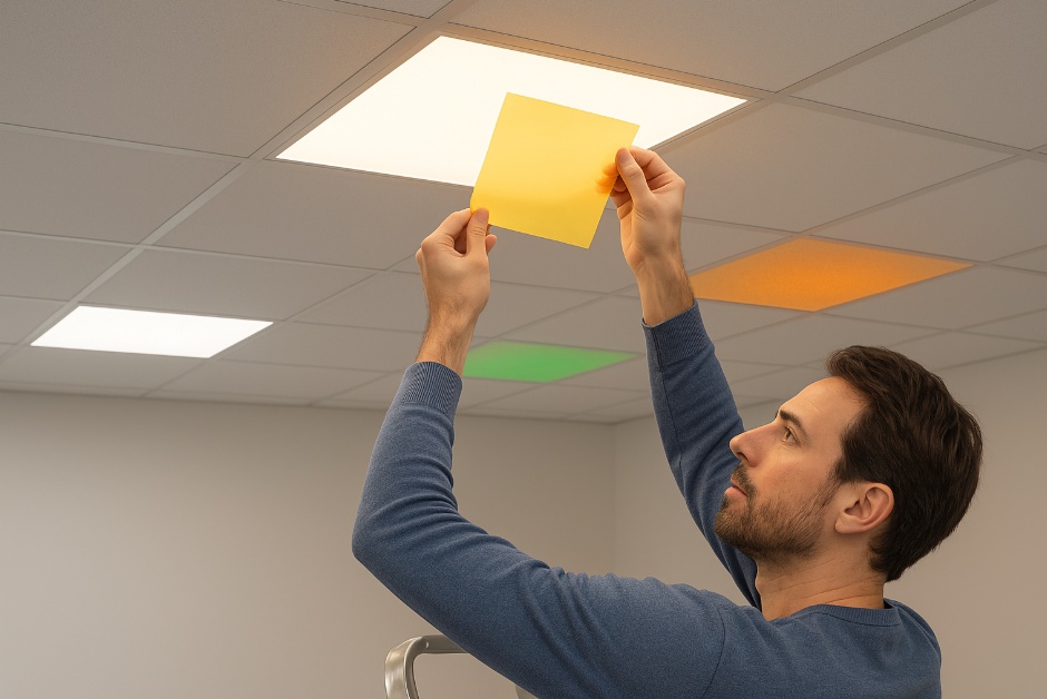 lamp minder fel maken