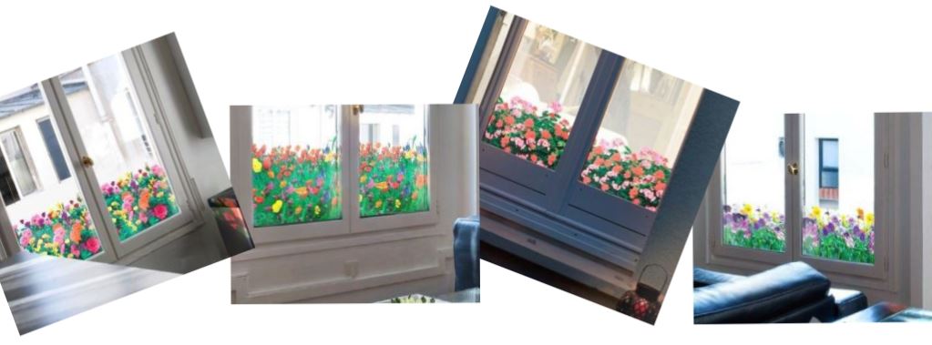 raamdecoratie bloemen