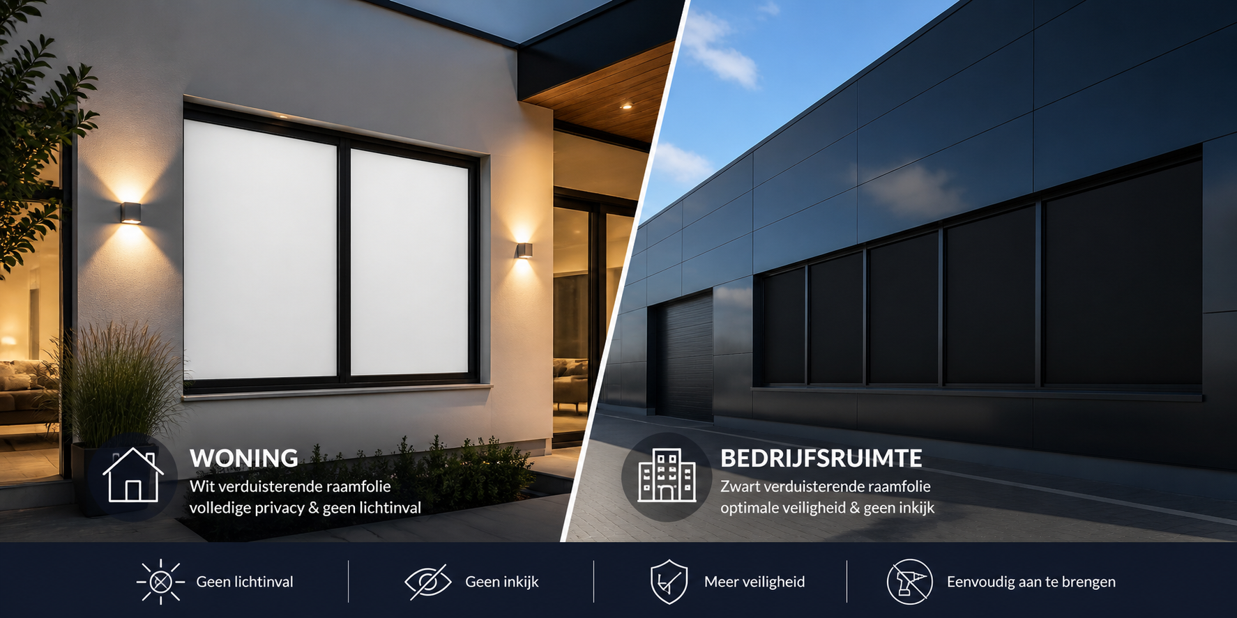 verduisteren woning bedrijf