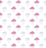 lineafix statisch raamfolie wolkjes roze