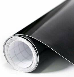 Plakfolie zwart glans RAL 9005 (90cm)