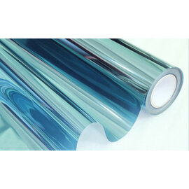 Statisch zonwerend raamfolie anti-inkijk blauw (152cm) 