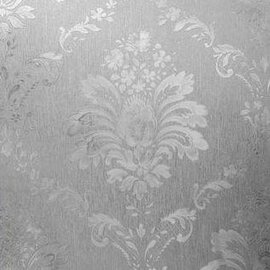 Statisch raamfolie barok bloem (45cm)