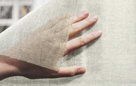 Squid raamtextiel Bone (137cm)