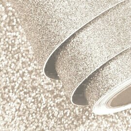 Coupon: Glitter plakfolie beach sand zilver 75cm x 122cm.
