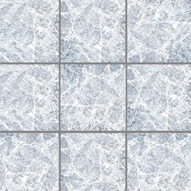 Plakfolie wandtegels marmer blauw/grijs (45cm) 