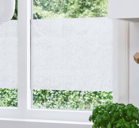 Textiel raamfolie wit (45x150 cm)