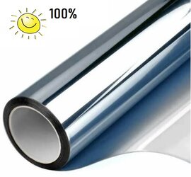 100% zonwerend raamfolie + inkijkwerend  (152cm)