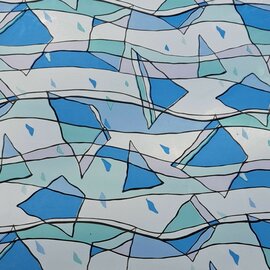 Raamfolie grafisch driehoek  (45cm) 