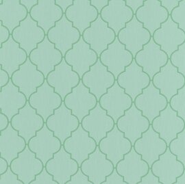 Plakfolie Midden Oosten stijl groen (200x45cm)