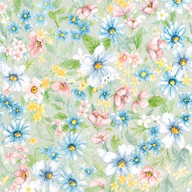 Plakfolie bloemen romantisch (45cm)