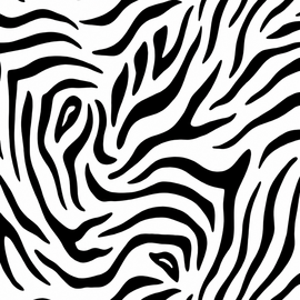Plakfolie zebra (45cm)