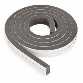 Zelfklevende tochtstrip antraciet 17x17mm (6,5 meter)