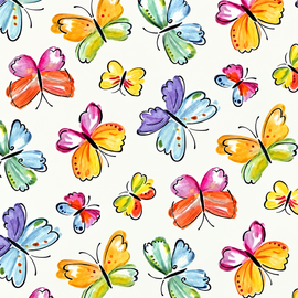 Plakfolie vlinders (45cm)