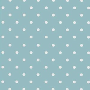 Plakfolie vintage stippen blauw (200x45 cm)